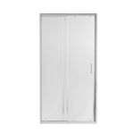 Душові двері Qtap Taurus CRM209-1.C6 90-100x185 см, скло Clear 6 мм, покриття CalcLess