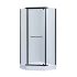 Душова кабіна Lidz Dozorca SC90x90.BLA.LOW.TR, скло прозоре 6 мм