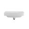 Раковина Qtap Crow 500x350x180 White с донным клапаном QT0511L582W