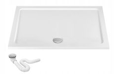 Душовий піддон Rea Breno 80х100х5 білий