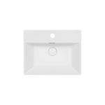 Раковина Qtap Nando K 410х355х125 White з донним клапаном QT12117041KW