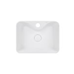 Раковина-чаша Qtap Crow 400х300х140 White з донним клапаном QT05117040JW