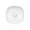 Раковина-чаша Qtap Kolibri 370х370х120 White с донным клапаном QT10118037FW
