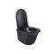 Унітаз підвісний Qtap Virgo безобідковий з сидінням Soft-close QT1833051ERMB