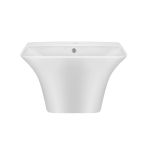 Раковина підвісна моноблок Qtap Crow 600х430х385 White з донним клапаном QT0511G835W