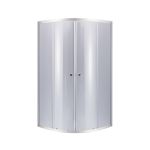 Душова кабіна Lidz Latwa SC80x80.SAT.LOW.GR, скло тоноване 4 мм без піддона