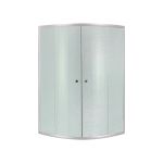 Душова кабіна Lidz Latwa SC90x90.SAT.HIGH.FR, скло Frost 4 мм без піддона