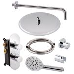 Душова система прихованого монтажу з термостатом Qtap Votice QT65T105OGCSET