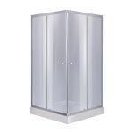 Душова кабіна Lidz Wawel SC90x90.SAT.LOW.GR, скло тоноване 4 мм + піддон Mazur