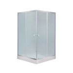 Душова кабіна Lidz Wawel SC90x90.SAT.LOW.FR, скло Frost 4 мм + піддон Mazur