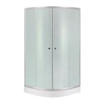Душова кабіна Lidz Latwa SC90x90.SAT.LOW.FR, скло Frost 4 мм + піддон Kupala