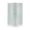 Душова кабіна Lidz Latwa SC80x80.SAT.LOW.FR, скло Frost 4 мм + піддон Kupala