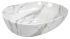 Раковина накладна Invena Teya CE-09-701 кераміка білий/мармур