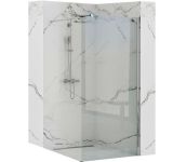 Душова стінка-перегородка Rea Aero N 80 хром