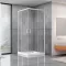 Душова кабіна Dusel А-513, 100х100х190, двері розсувні, скло прозоре