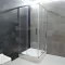 Душова кабіна Dusel А-513, 100х100х190, двері розсувні, скло прозоре