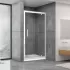 Душові двері Dusel FА-516 розпашні скло прозоре, 90х190