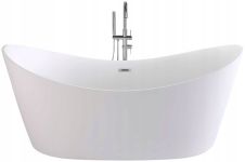 Ванна окремостояча акрилова Rea Ferrano 80х160