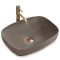 Раковина врізна Rea Gizel 505х385х135 коричневий