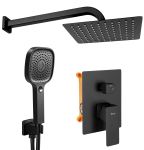 Душова система прихованого монтажу Rea Orix чорний