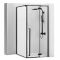 Душевая кабина Rea Fargo 90x90 R/L черный матовый
