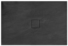 Душовий піддон Rea Stone 80x100х3 чорний