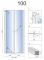 Душові двері Rea Western Space N2 100 хром