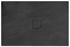 Душовий піддон Rea Stone 90x120х3,5 чорний
