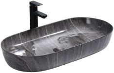 Раковина накладна Rea Cleo 810х410х135 чорний