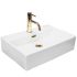 Раковина подвесная Rea Bonita 510х360х130 белый REA-U5521