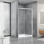 Душові двері Dusel FА-512 розсувні, скло прозоре, 120х190