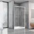 Душові двері Dusel FА-512 розсувні, скло прозоре, 120х190
