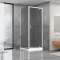 Душова кабіна Dusel А-516, 90х90х190, двері розпашні, тоноване скло