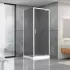 Душова кабіна Dusel А-516, 90х90х190, двері розпашні, тоноване скло