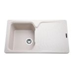 Мийка гранітна  Bretta Teca 860х500х190  мигдаль