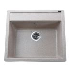 Мийка гранітна  Bretta Universal 570х510х190 мигдаль