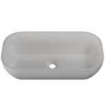 Раковина матова накладна Amidicon Atlant 60 600х320 з литого каменю