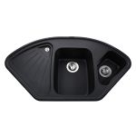 Мийка гранітна  Bretta Alweus 1060х575х190  чорний