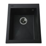 Мийка гранітна  Bretta Quadro 500х410х200 чорний