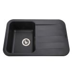 Мийка гранітна  Bretta Crystal 780х500х200  чорний