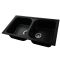 Мийка гранітна  Bretta Longrand 860х500х205  чорний