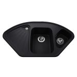 Мийка гранітна  Bretta Alweus 1060х575х190  чорний металік