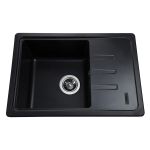 Мийка гранітна  Bretta Compact 620х435х200  чорний металік
