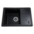 Мийка гранітна  Bretta Compact 620х435х200  чорний металік
