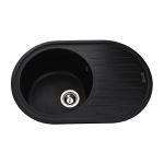 Мийка гранітна  Bretta Elit 770х500х200  чорний металік