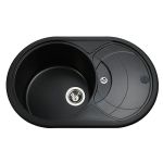 Мийка гранітна  Bretta Panamera 780х500х190  чорний металік