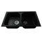 Мийка гранітна  Bretta Longrand 860х500х205  чорний металік
