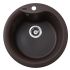 Мойка гранитная Bretta Rondo 485х215 коричневый