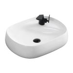 Раковина накладна Rea Lea 590х470х155 білий