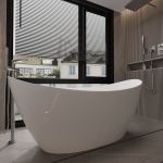 Ванна окремостояча матова Amidicon Capri 170х77 з литого каменю